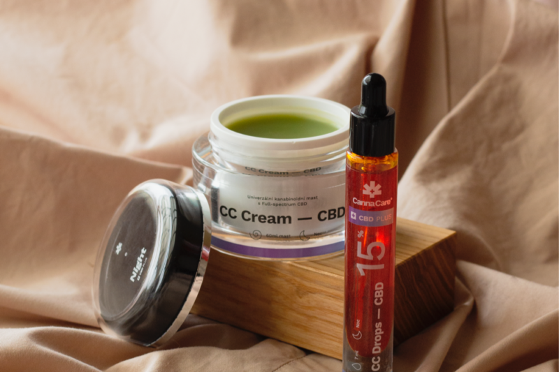 CannaCare CBD kapky, CBD mast