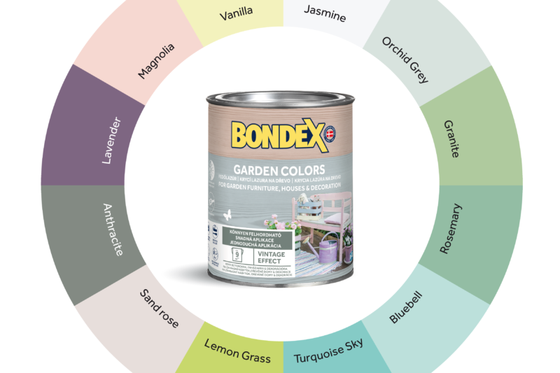 Bondex garden colors odstíny