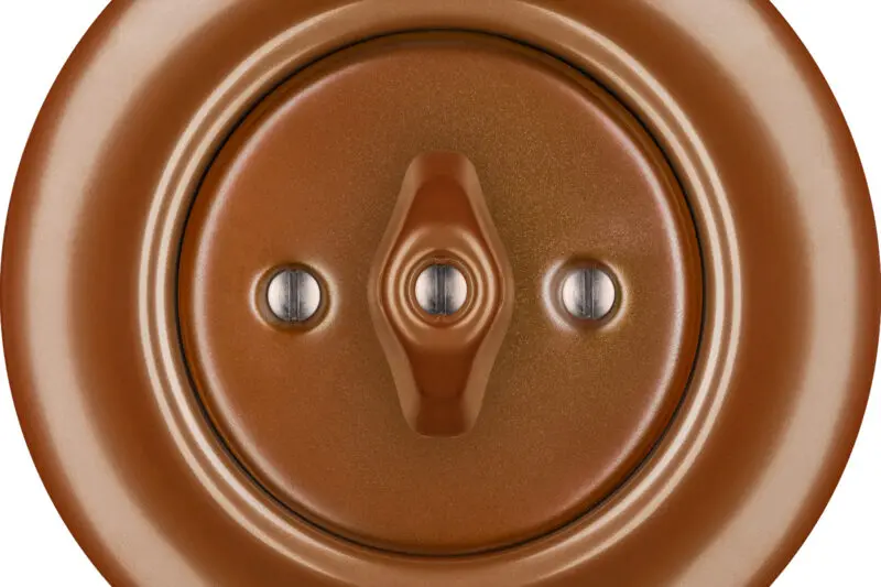 KATY PATY_vypínač ROO otočný_Cuprum