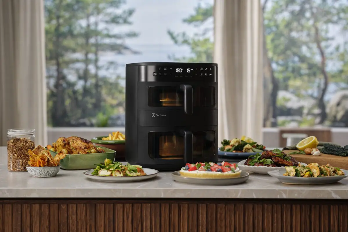 Uvařte chutně a vyváženě pro celou rodinu s novou horkovzdušnou fritézou Electrolux 800 Dual