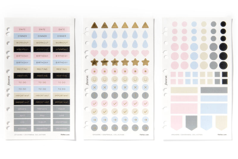 Filofax Centennial Collection _ Planning Stickers _SKU 132788_ Product Image
