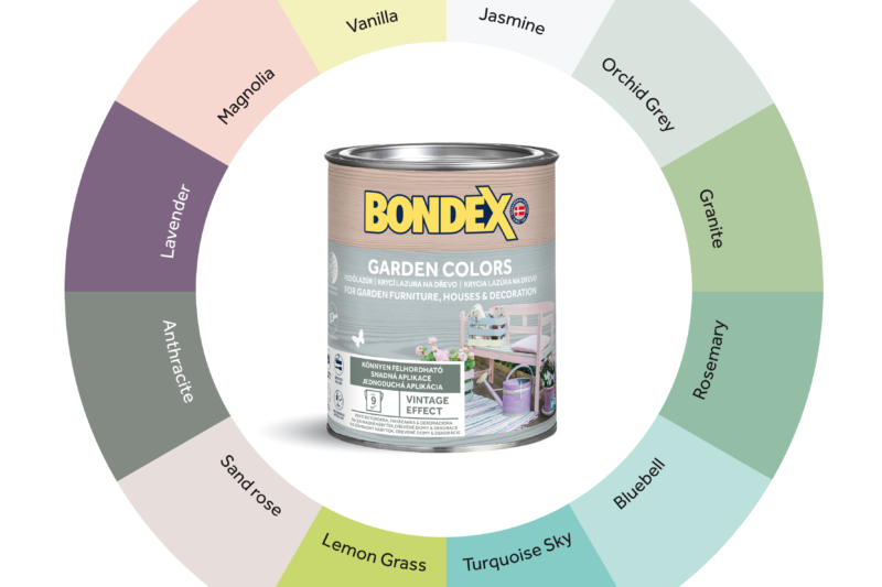 Bondex garden colors odstíny